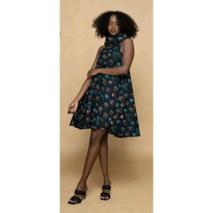 Besida Fea Cowl‎ Neck Dress Size 2X Sleeveless With Pockets MSRP $129.99 NWT